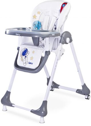 Детский стульчик для кормления Caretero Luna Grey (5903076301826)